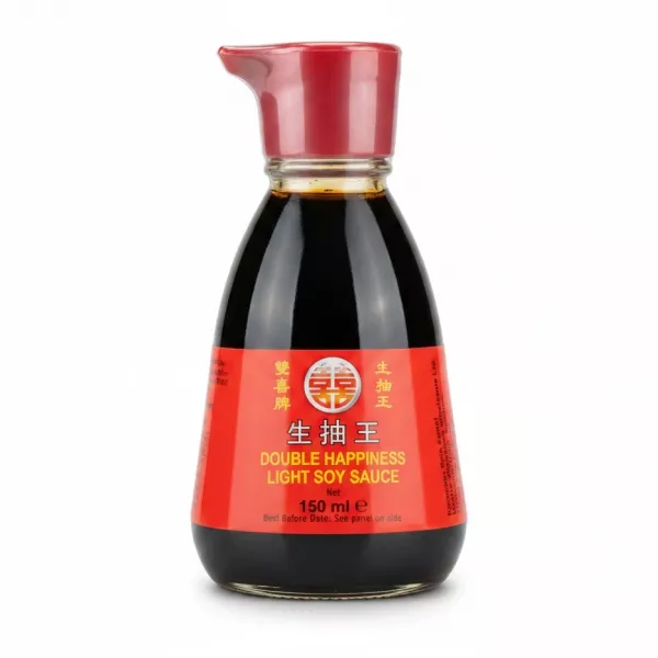 Double Happiness Light Soy Sauce 150ml bottle front label