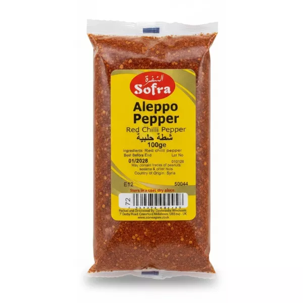 Sofra Aleppo Red Chilli Pepper front packaging