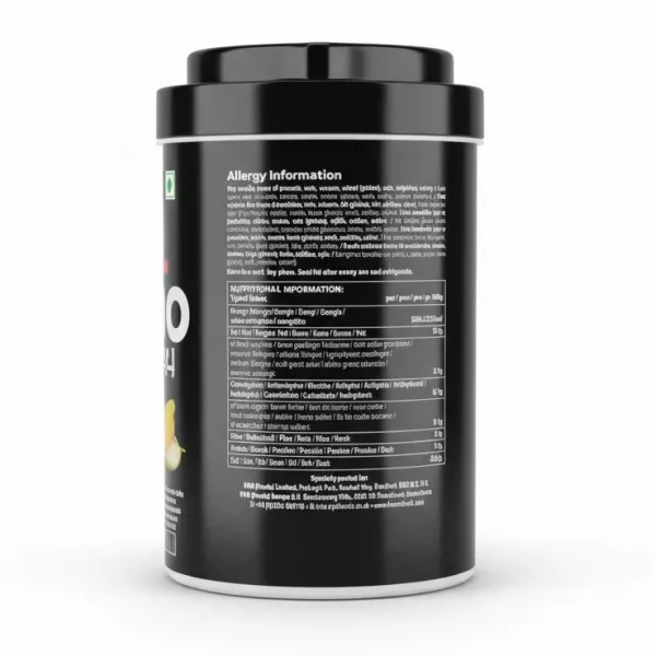 Heera Crushed Mango Pickle jar nutritional and allergy information