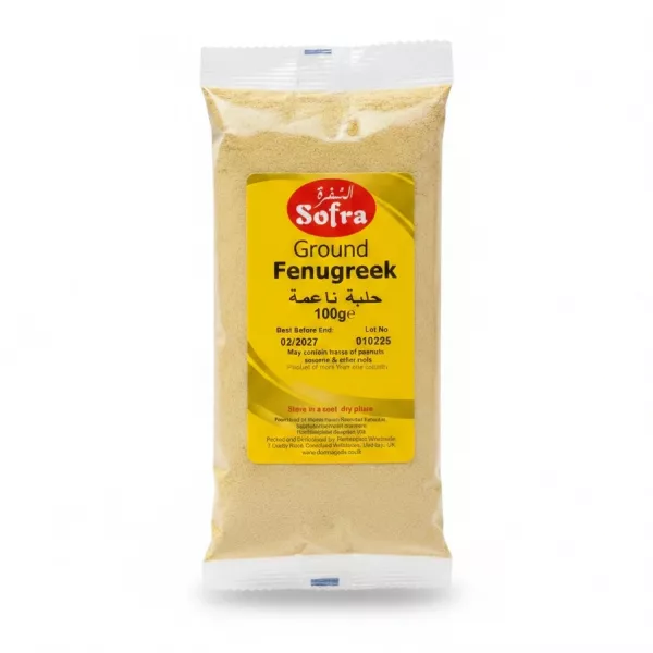 pack of Sofra ground fenugreek spice