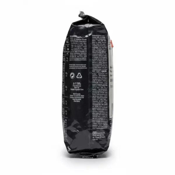 Back view showing nutritional information and barcode