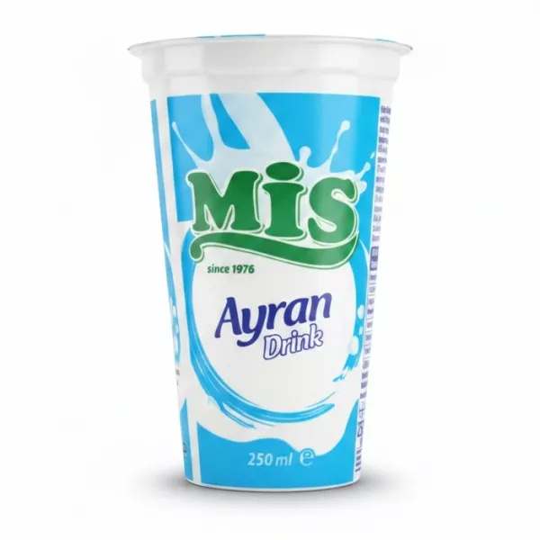 Mis Ayran Drink 250ml cup front label