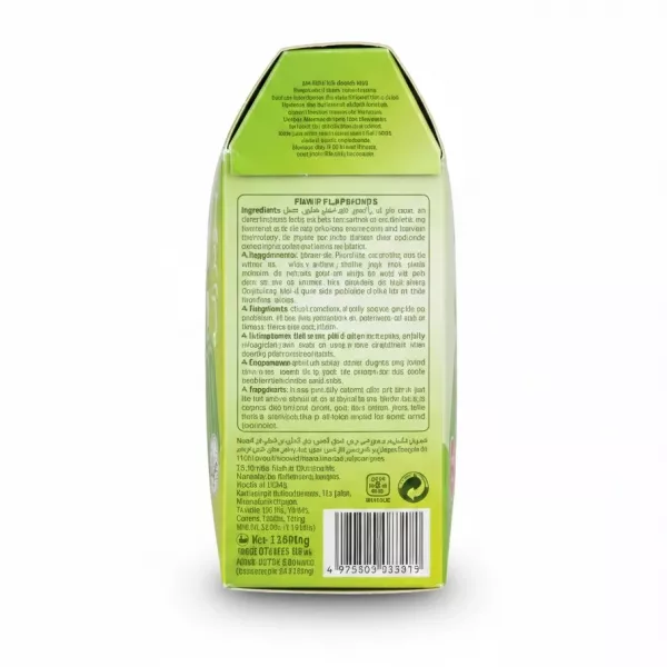 Farmand kiwi flavour jelly powder packaging back
