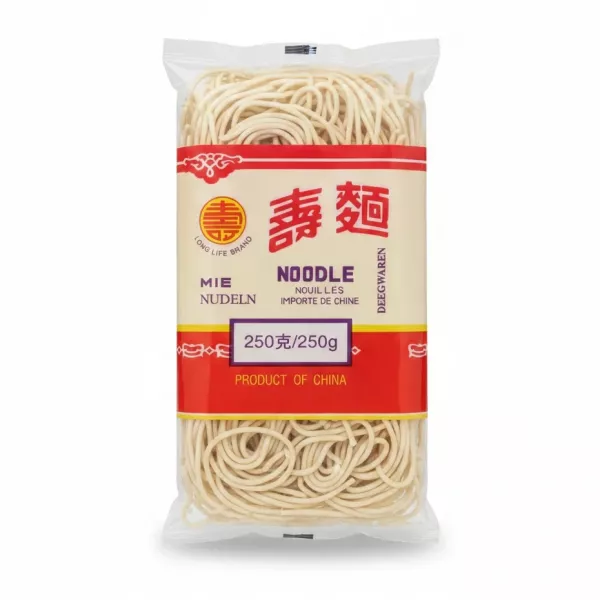Pack of Long Life Brand Chinese dried noodles 250g