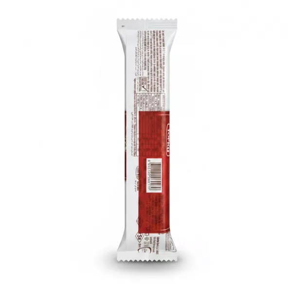Torku Noni chocolate wafer back packaging with nutritional info and barcode
