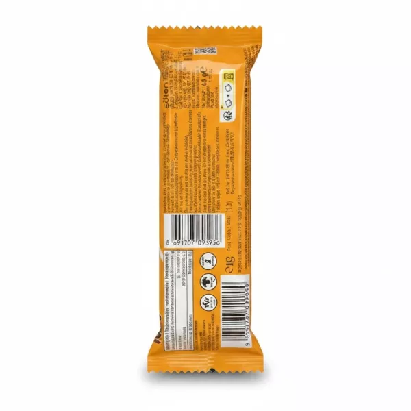 Nuttymax Hazelnut Cream Chocolate Bar back packaging with nutritional info