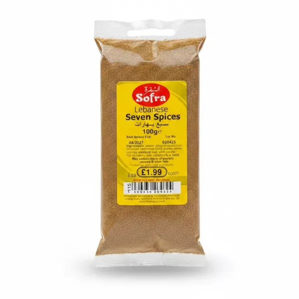 Sofra Lebanese Seven Spices 100g pack
