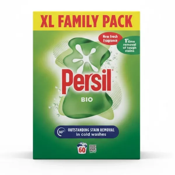 Persil Bio XL Family Pack laundry powder box front view