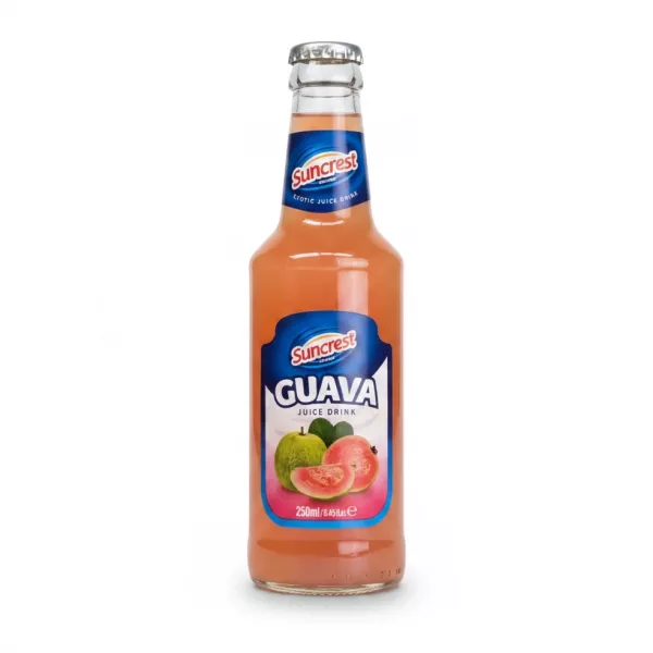 Suncrest Guava Juice Drink 250ml bottle front with label