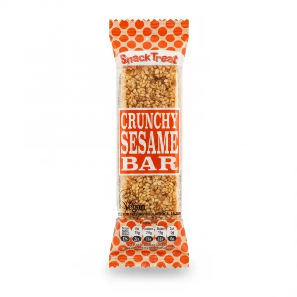 Snack Treat Crunchy Sesame Bar front packaging
