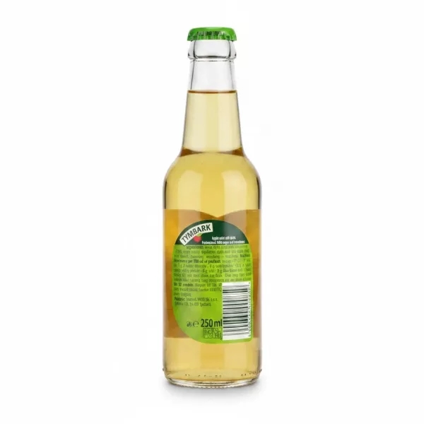 Tymbark Apple Mint Drink bottle back with ingredients and nutrition label