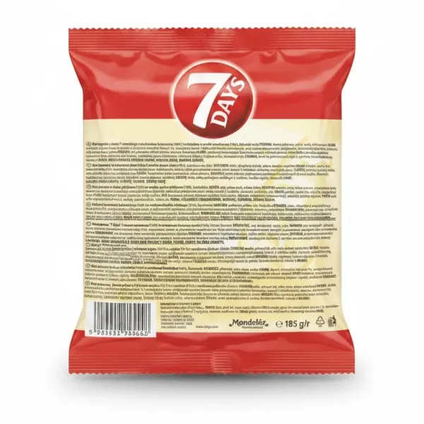 7 Days Mini Croissants Double packaging back with ingredients and details