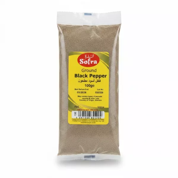 Pack of Sofra Ground Black Pepper 100g