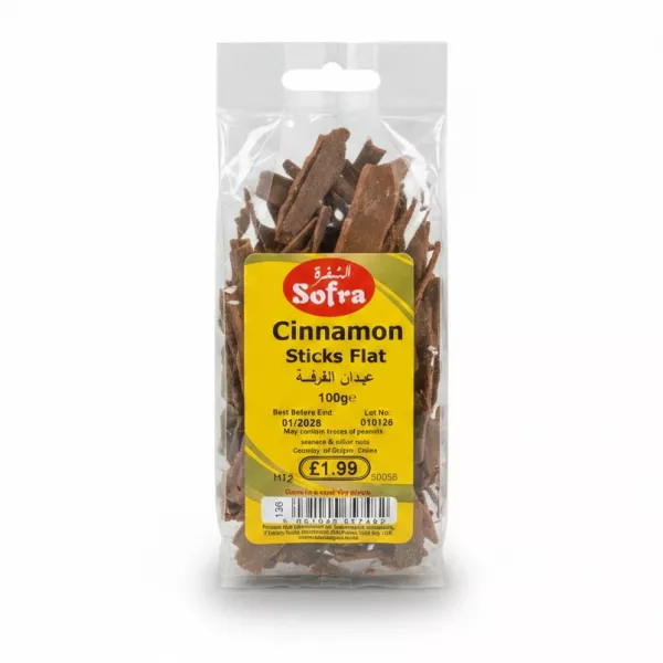 Sofra Cinnamon Sticks Flat 100g pack