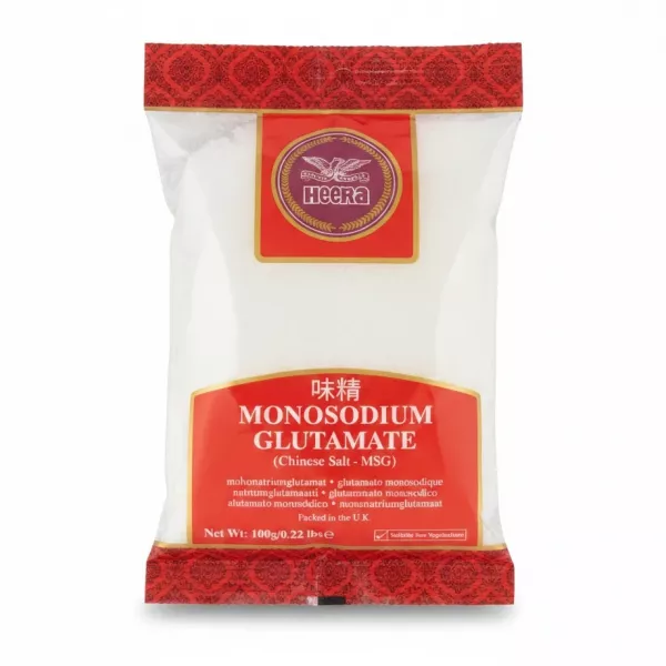 Packaged Heera brand Monosodium Glutamate MSG in 100g pack