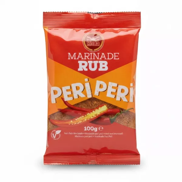 Heera Peri Peri Marinade Rub 100g packet front