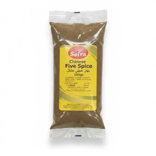 Sofra Chinese Five Spice 100g pack on white background