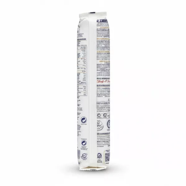 Back of Pastificio Liguori Spaghetti package with ingredient and nutritional information