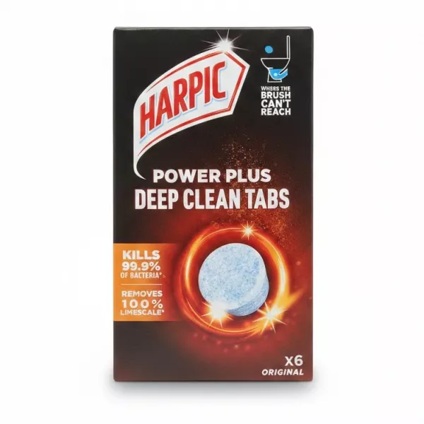 Box of Harpic Power Plus Deep Clean Tabs