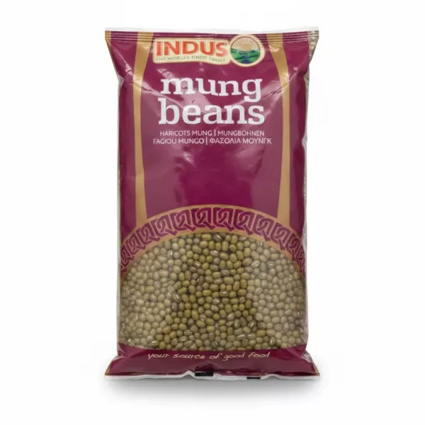 Indus brand packet of green mung beans