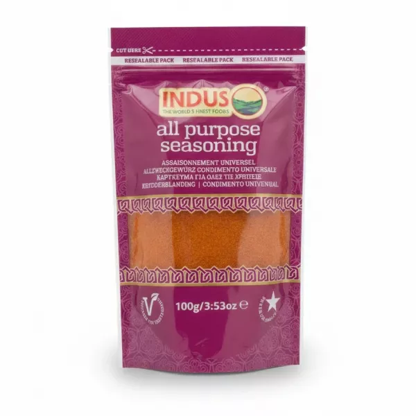 Indus All Purpose Seasoning resealable pack front