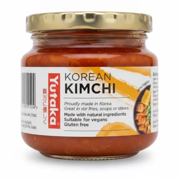 Yutaka Korean Kimchi jar front view