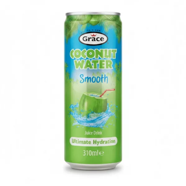 Grace Coconut Water Smooth 310ml can front view