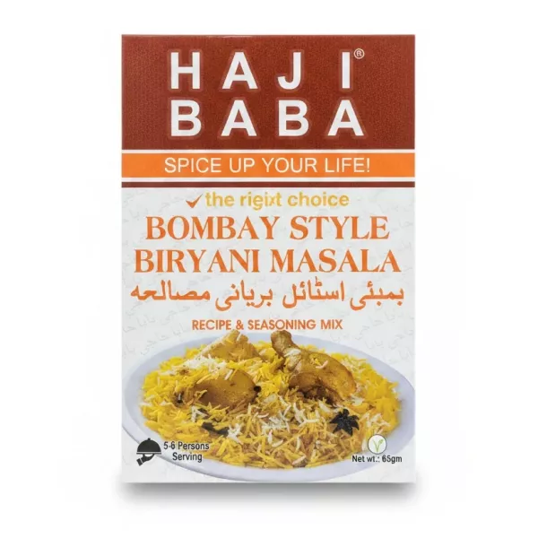 Haji Baba Bombay Style Biryani Masala box front view