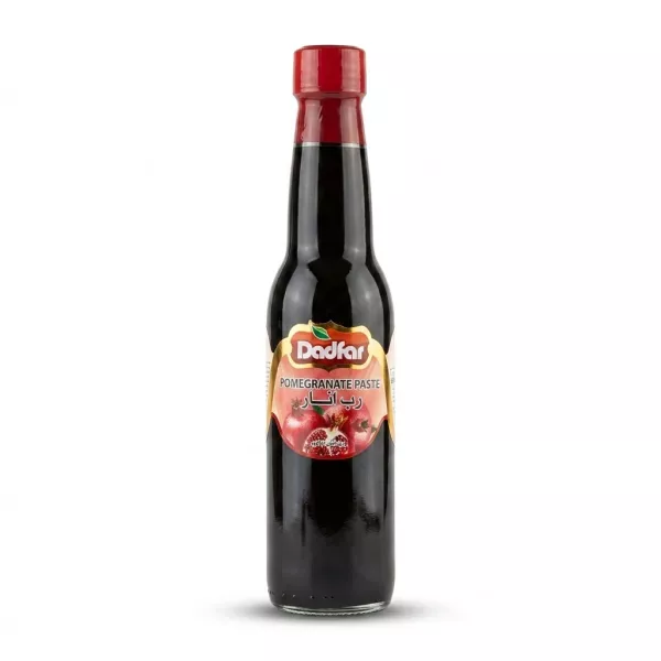 Enhanced Dadfar Pomegranate Paste 360g bottle front label
