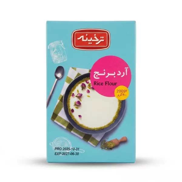 Enhanced Tarkhineh Rice Flour 200g front packaging in store