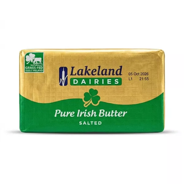 Enhanced Lakeland Dairies Pure Irish Salted Butter 250g front in store