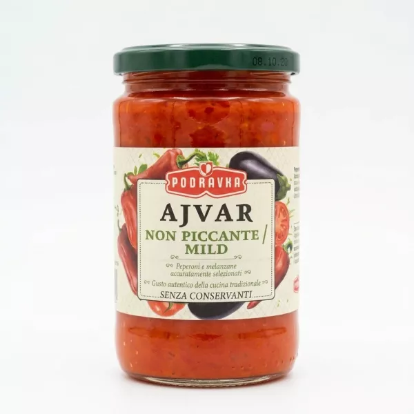 Enhanced Front of Podravka Ajvar Mild 350g jar