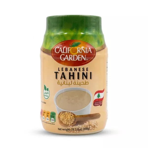 Enhanced California Garden Lebanese Tahini 800g jar front view
