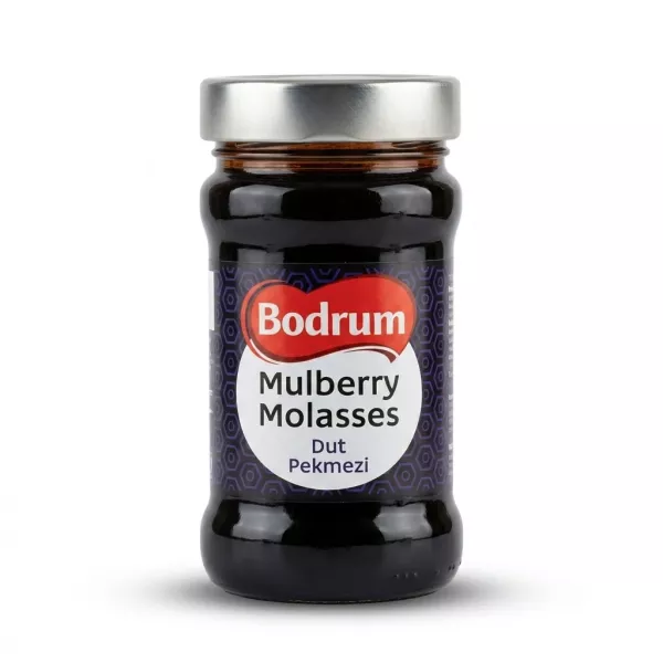 Enhanced Front view of Bodrum Mulberry Molasses jar 380g