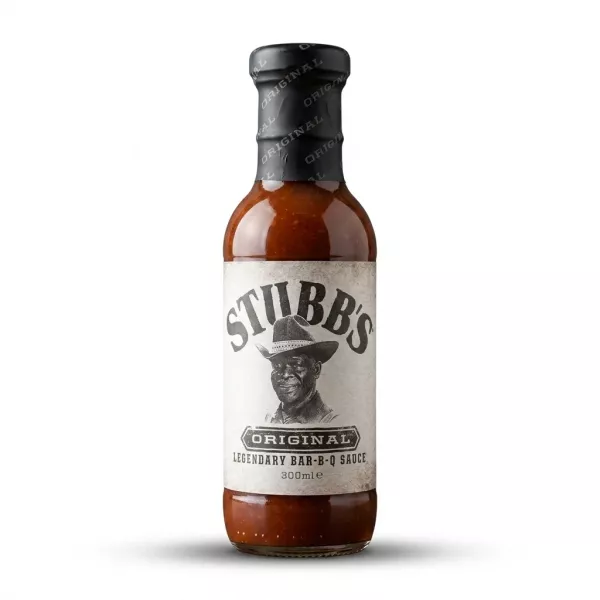 Enhanced Front view of Stubb's Original Legendary Bar-B-Q Sauce 300ml bottle