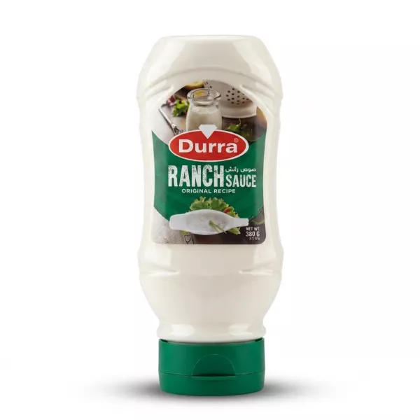 Enhanced Front of Durra Ranch Sauce Original Recipe 380g bottle