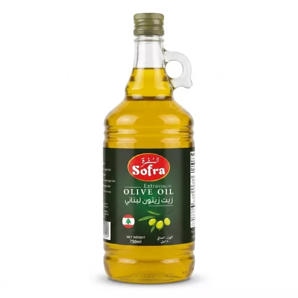 Enhanced Front of Sofra Extra Virgin Olive Oil 750ml bottle