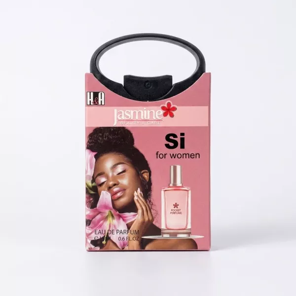 Enhanced Front of Jasmine Si for Women Eau de Parfum packaging