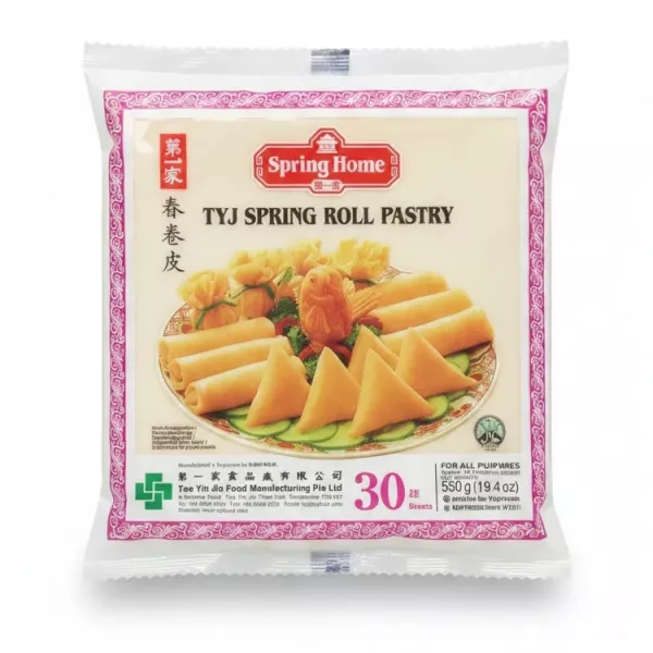 Pack of Spring Home TYJ Spring Roll Pastry sheets