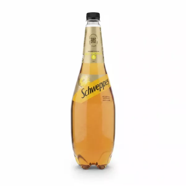 Bottle of Schweppes Premium Sparkling Gold Pineapple drink