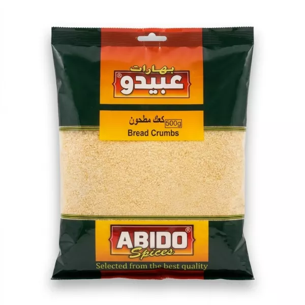 Enhanced Front of Abido Bread Crumbs 500g package