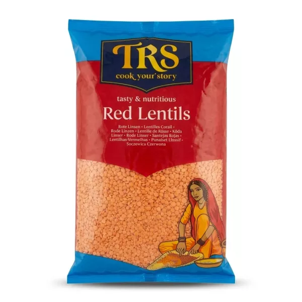 Enhanced Front of TRS Red Lentils 2kg pack