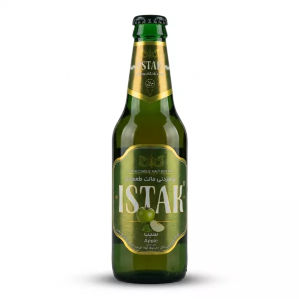 Enhanced Istak Apple Non Alcoholic Malt Beverage 320ml front label