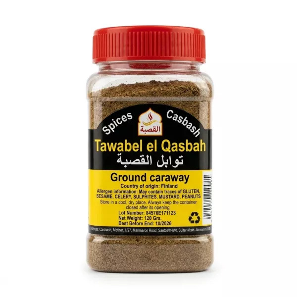 Casbash Ground Caraway 120g front label