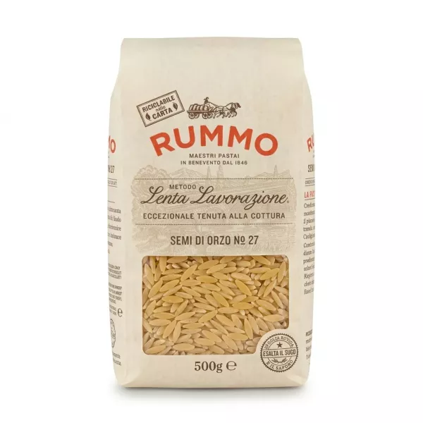 Front of Rummo Semi di Orzo No.27 Pasta 500g pack