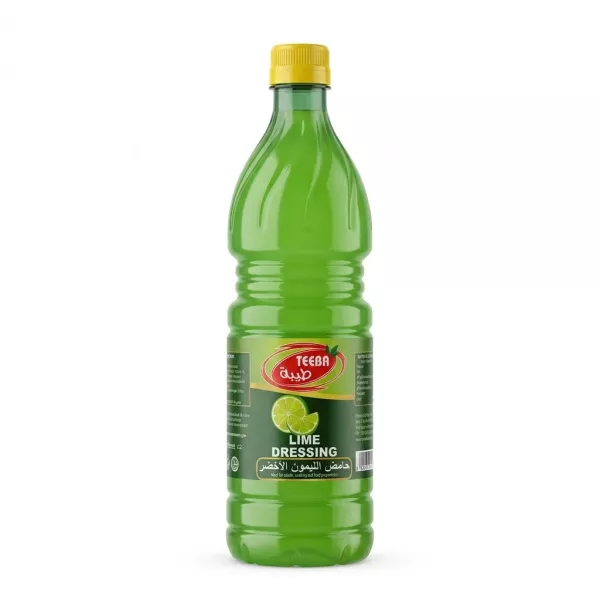 Front of Teeba Lime Dressing 1000ml bottle