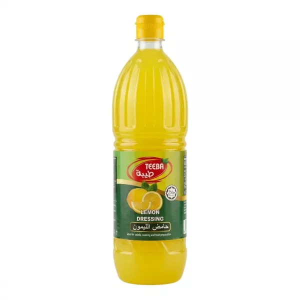 Teeba Lemon Dressing 1L front label