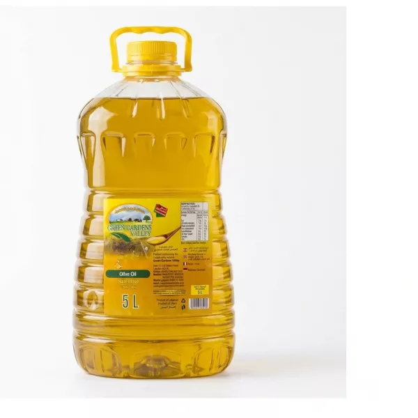 Green Gardens Valley Olive Oil 5L bottle front label