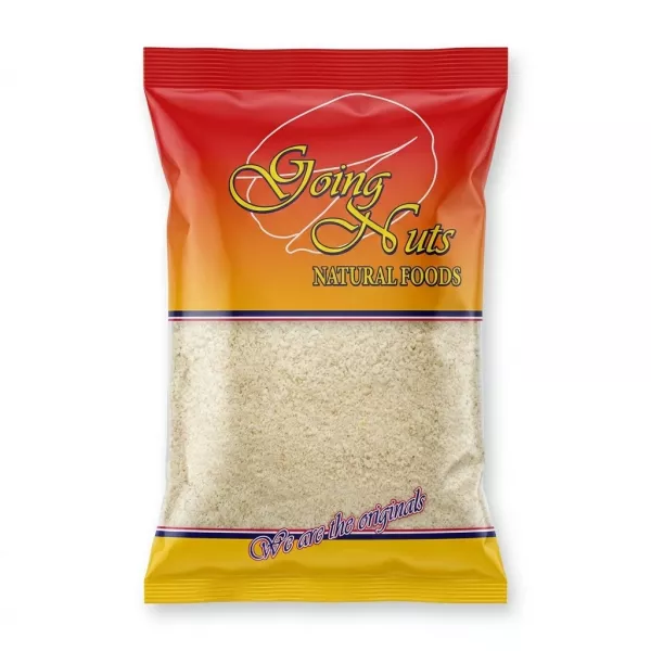 Front of Going Nuts Ground Almond 300g pack showing product and branding