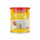 Gazi White Cheese tin with red lid and yellow label showing cheese and pepper image
